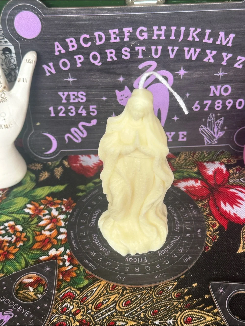 Sacred Mother Virgin Mary Prayer Candle